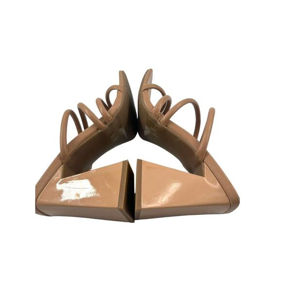 Abound Women Austyn Block Heel Strappy Sandals Size 5 Slide Faux Leather In tan - Picture 11 of 12